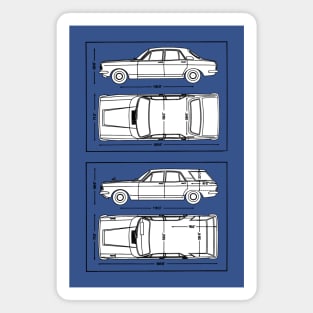 FORD ZEPHYR - brochure cutaway Magnet